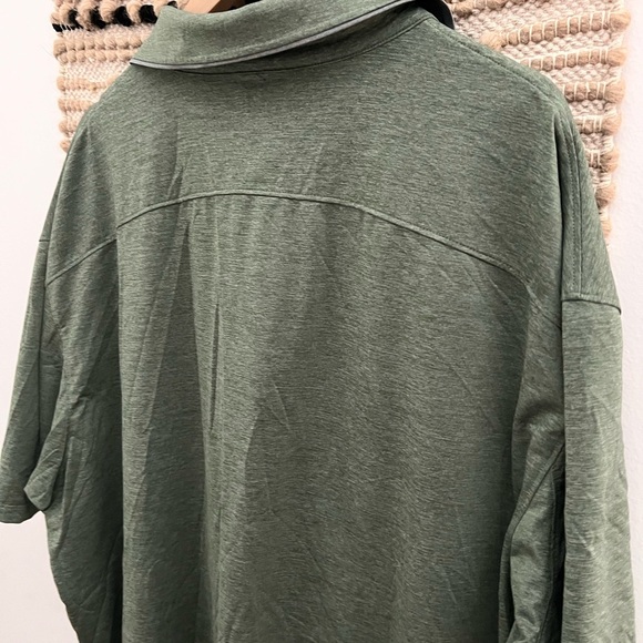 Duluth Trading Co Green Polo Shirt Relaxed Fit - Picture 6 of 7